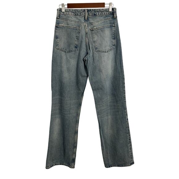 Zara Women's 4 Loose Fit Baggy Denim Jeans Y2K Streetwear Skater Distressed 90's - Picture 1 of 7